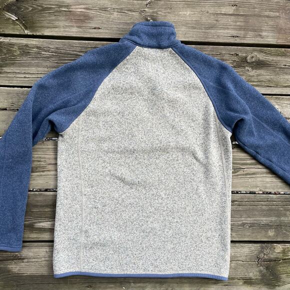 Patagonia Better Sweater 1/4 Zip Fleece Blue Grey Medium - Picture 10 of 12